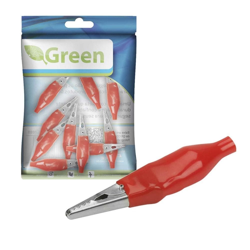 Médio Garra Jacaré Jacarezinho Isolada Vermelho 44Mm