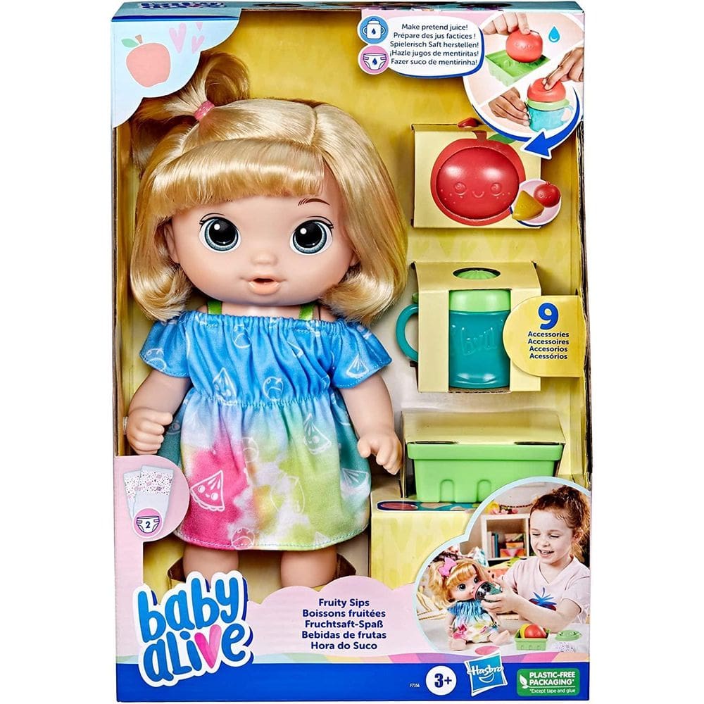 Baby Alive Boneca Loira Hora Do Suco Hasbro