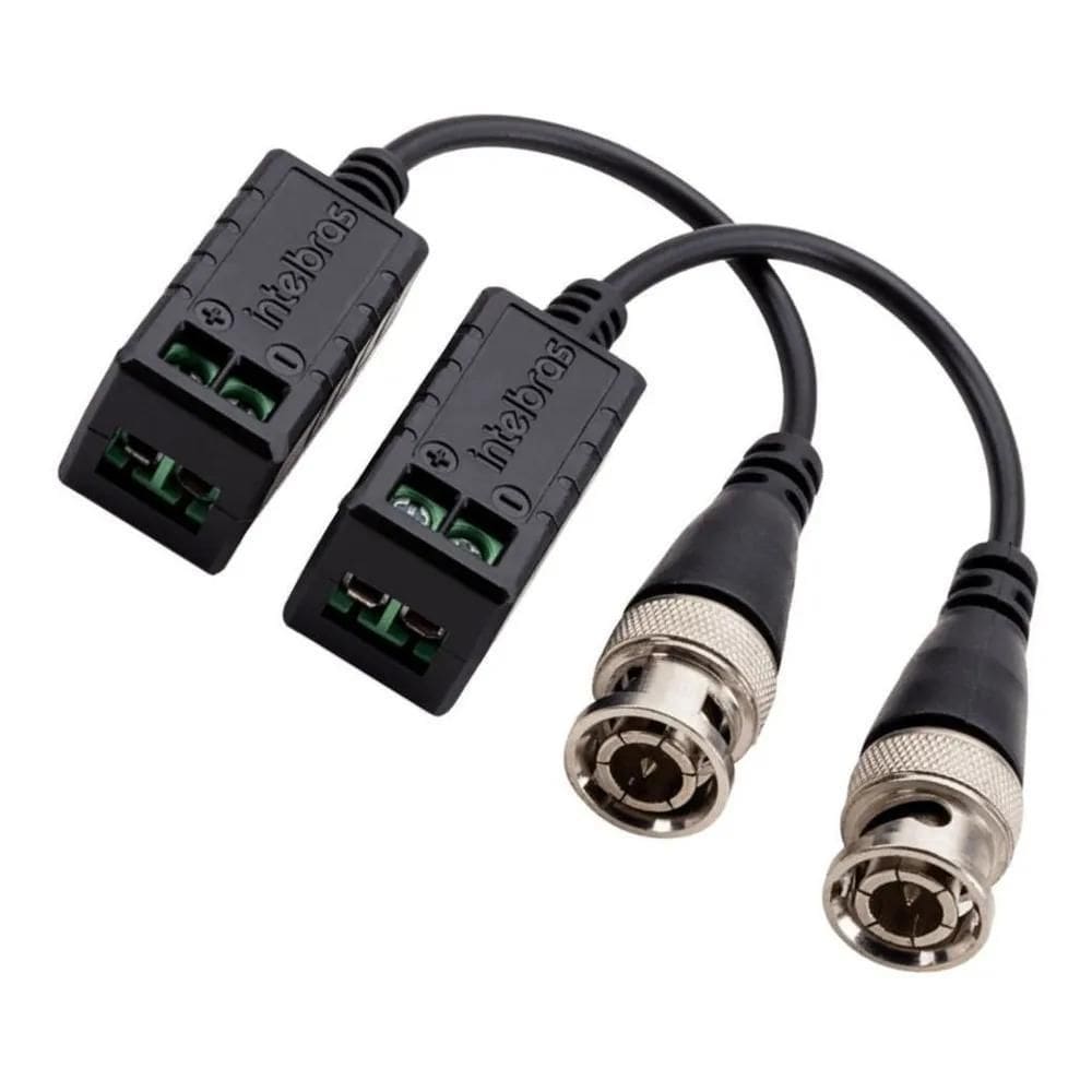 2X Conversor Video Balun Intelbras Vb 501 P  Par  Compativel