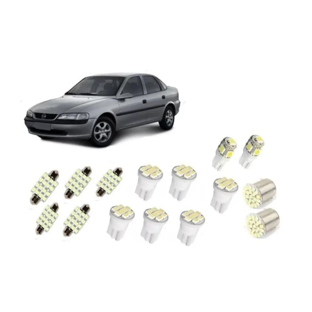 Lâmpada Led Kit Vectra 1997 A 2004 Teto Placa Ré