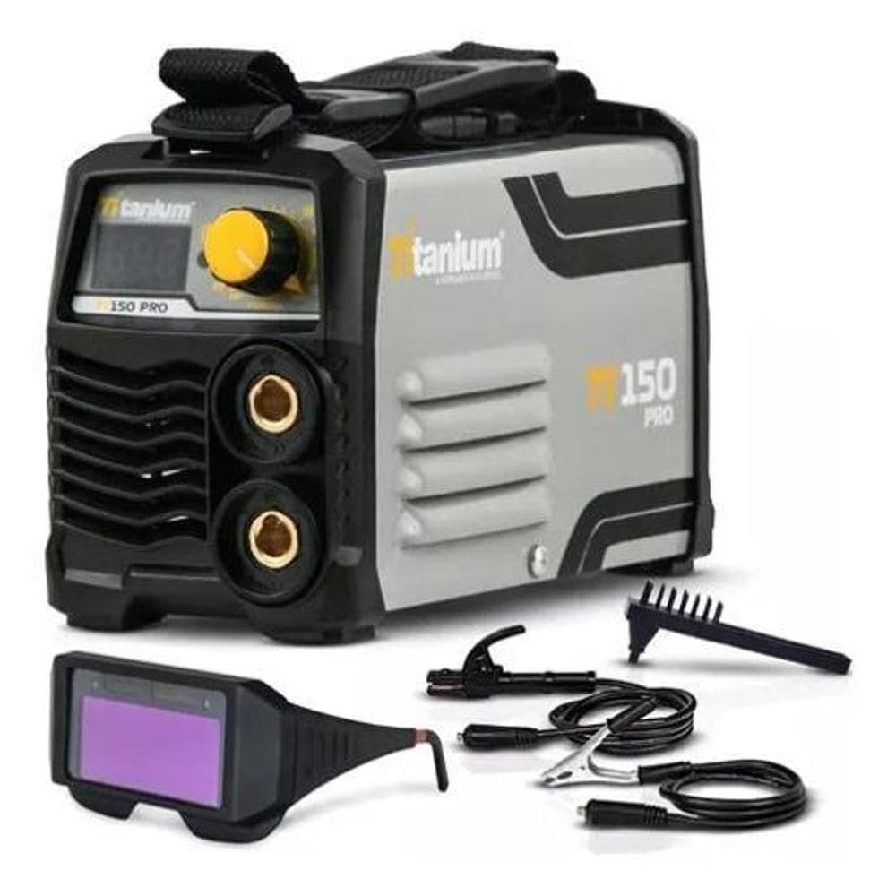 2X Inversora De Solda Titanium Platina Ti150 Eletrodo Mma Ti