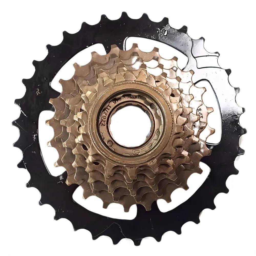 Catraca Roda Livre Rosca Index 8V 13/34D Mega Range Evolo Co