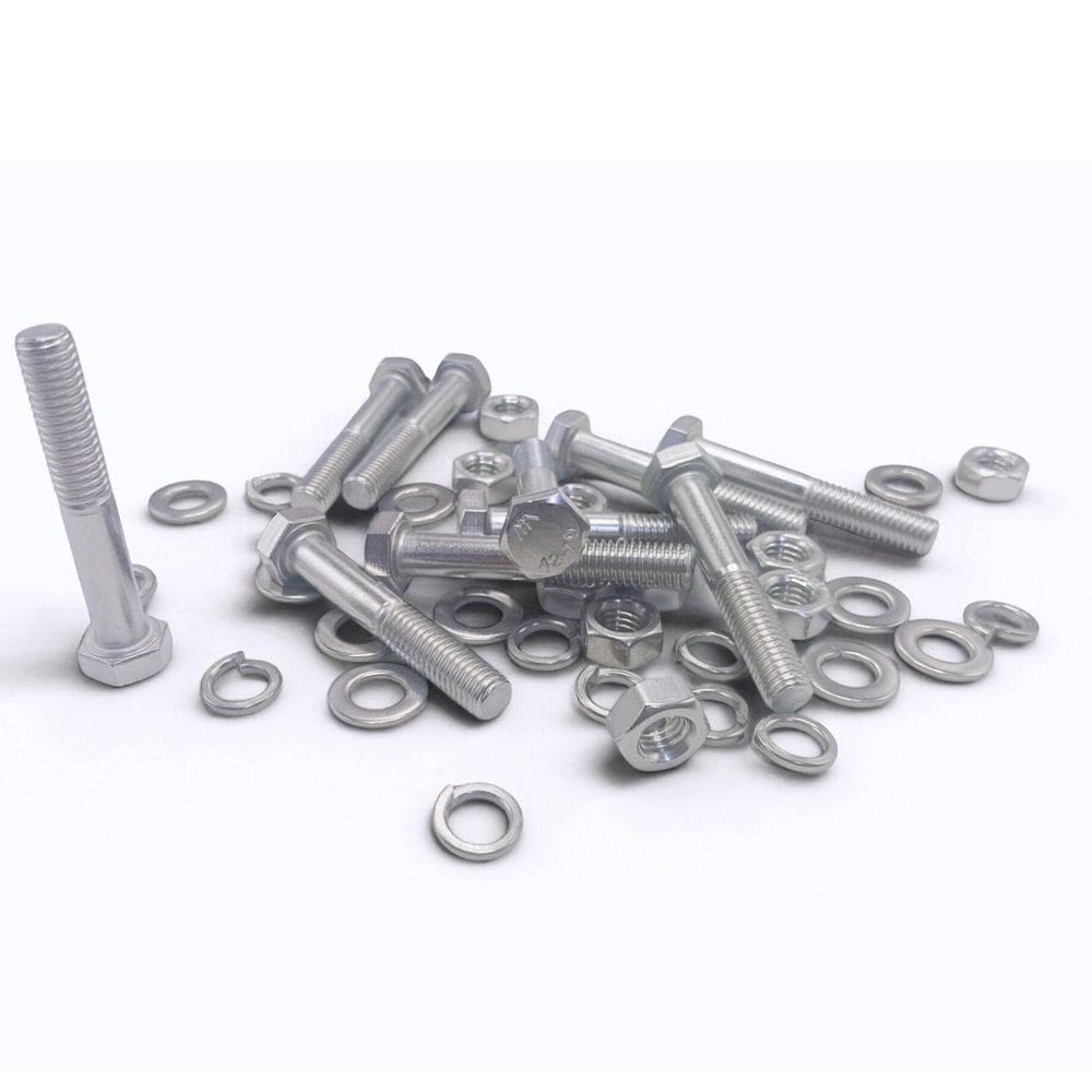 Kit 10 Parafusos Meia Rosca Parcial Sextavado Inox M850Mm