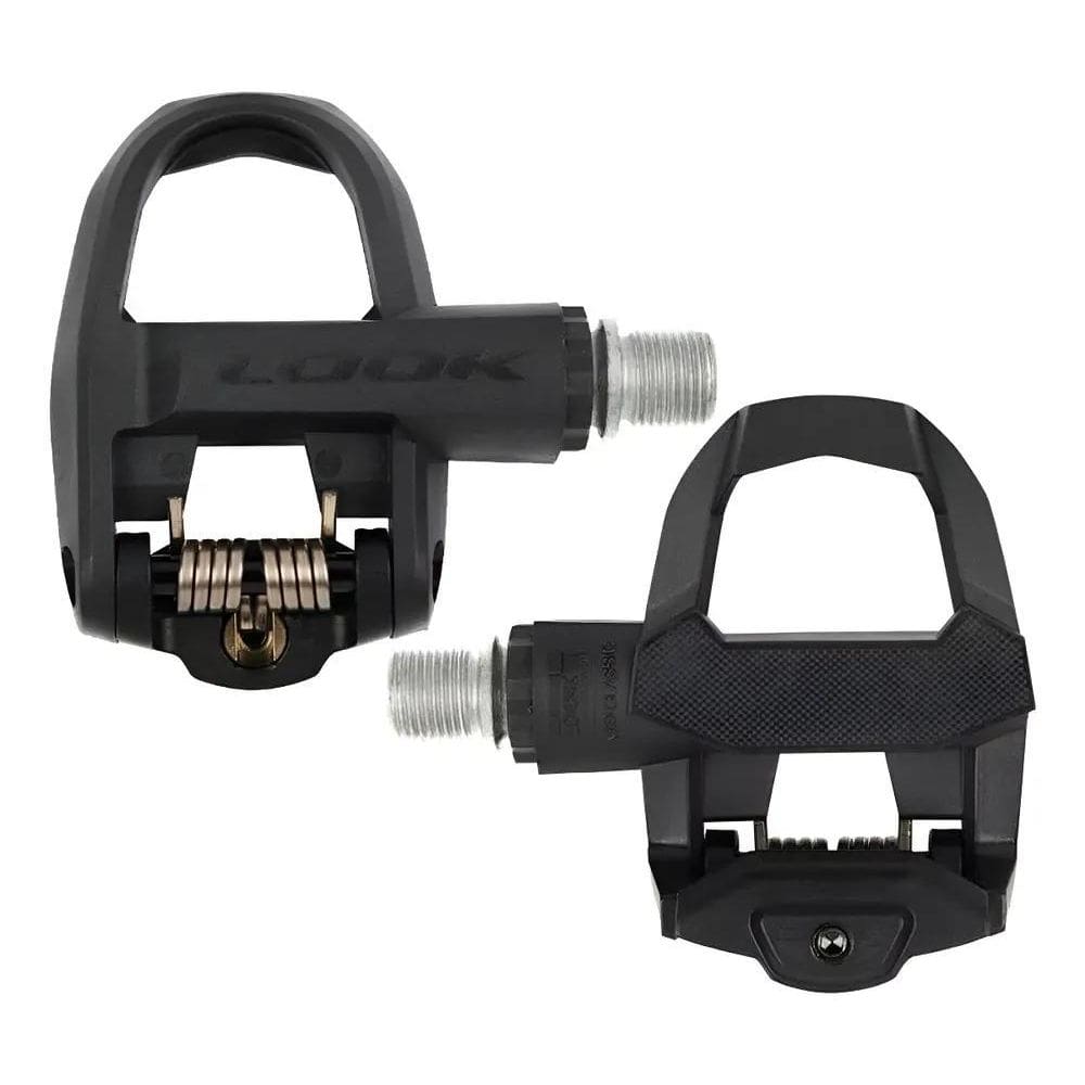 Pedal Look Keo Classic 3 Preto/Vermelho,C/ Tacos Cinza