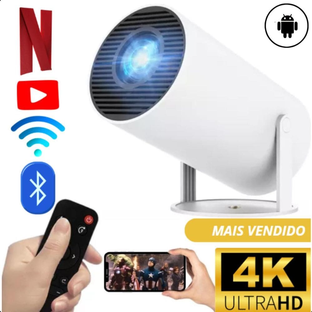Projetor Hy300 Com Imagens Reais