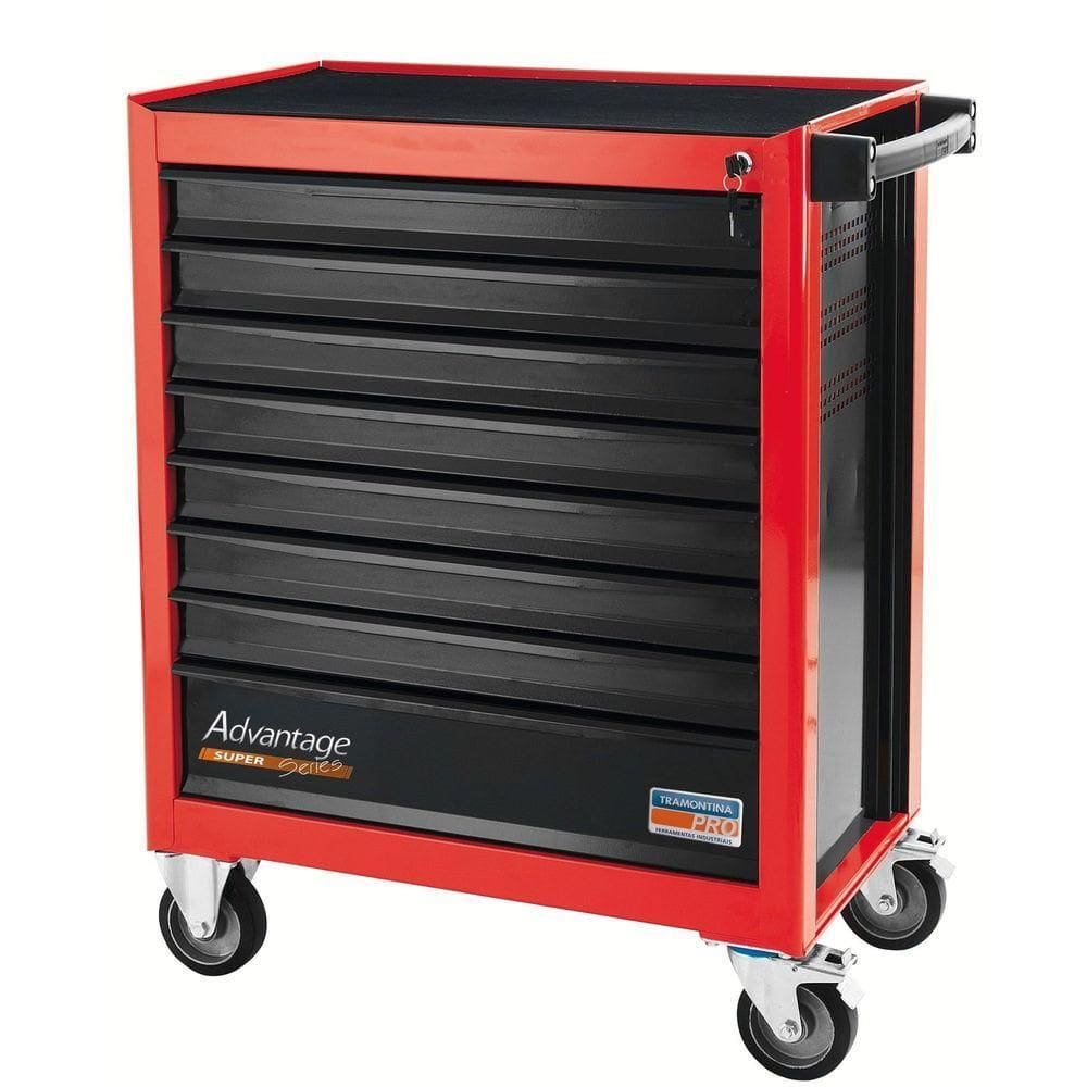 Rack Carro Para Ferramentas 8 Gavetas Tramontina Pro Profissional Tramontina