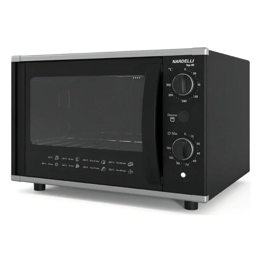 Forno Elétrico Nardelli Top 40 40L Black 110V