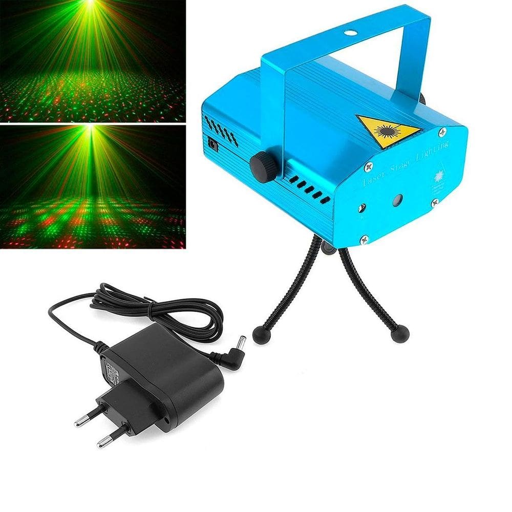Laser De Balada Led Mini Giratória Iluminação Rgb