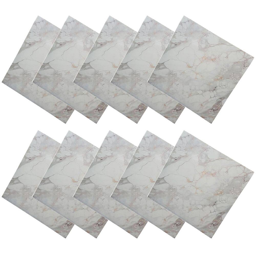 Placa Adesiva Marmore 3D Kit 10 uni Papel de Parede Autocolante Reforma Obra Reparo Ambiente Cozinha Banheiro Casa
