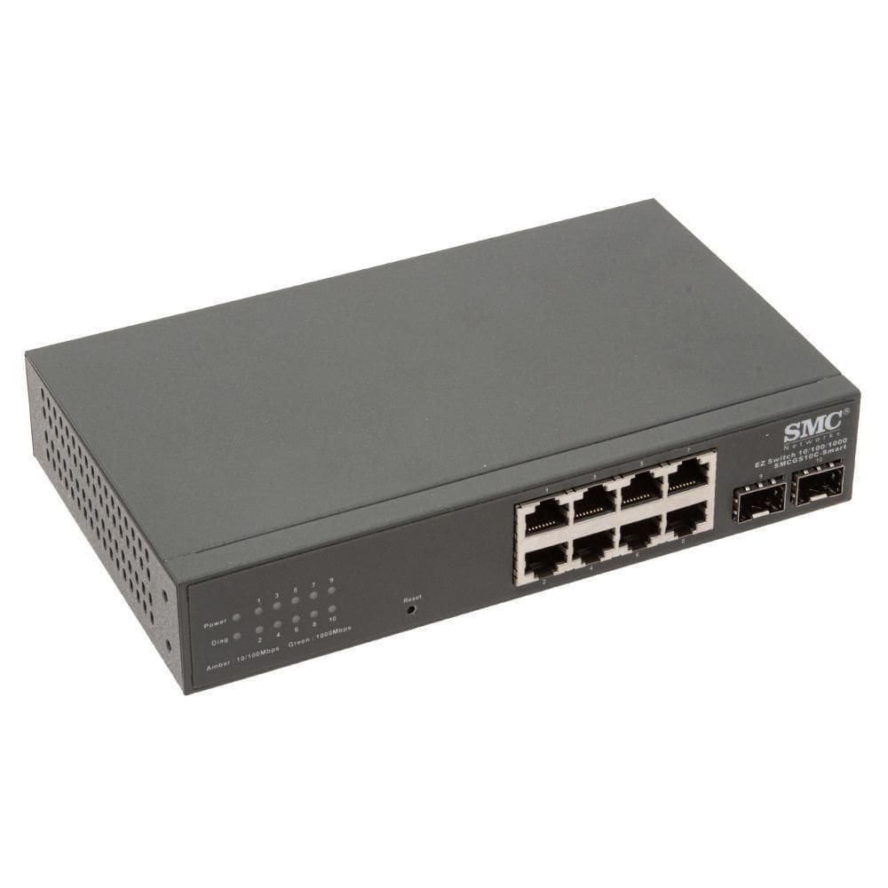 Switch Smc 8 Portas 10/100/1000 Smcgs10C