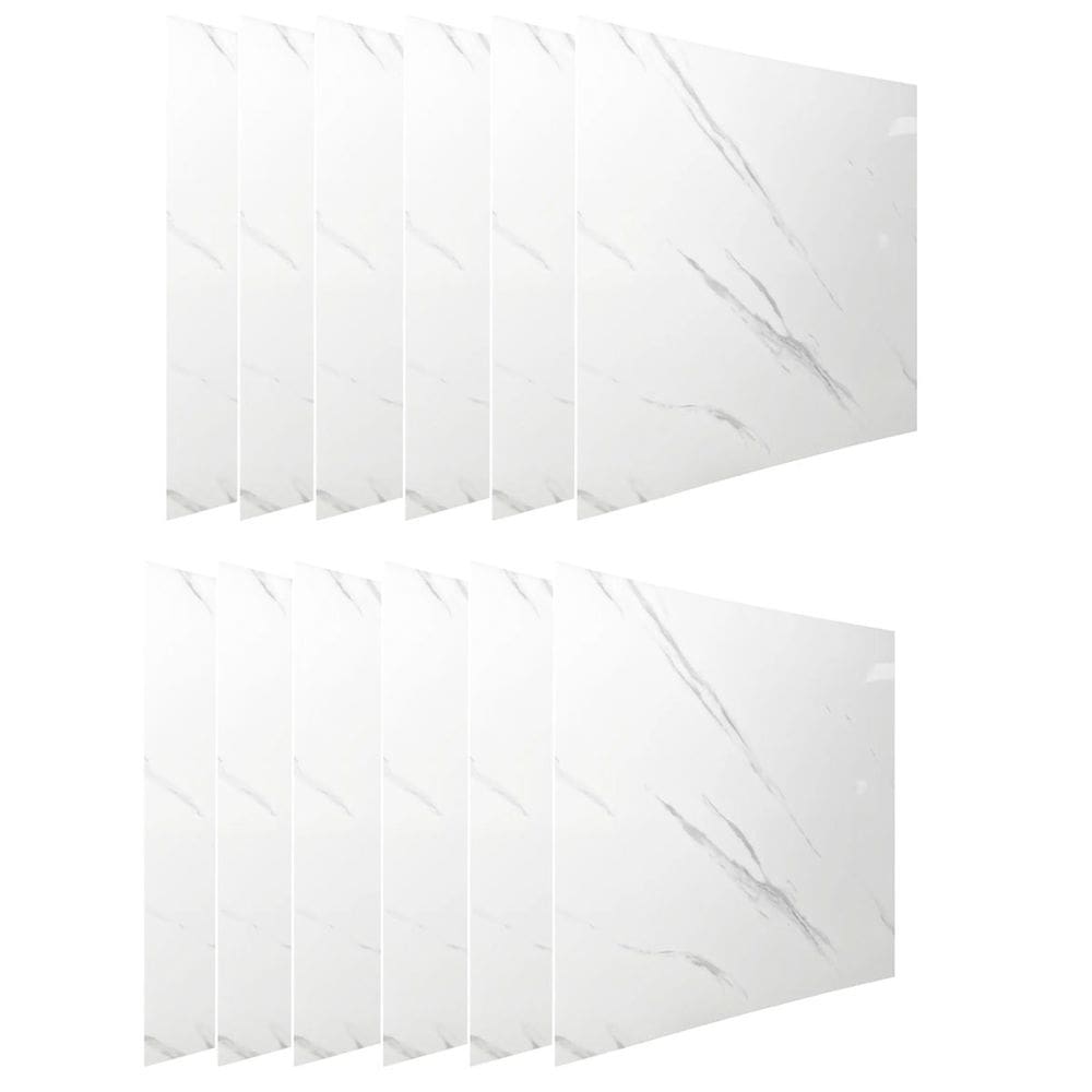 Placa Adesiva 3D Marmore Kit 10 uni Autocolante Papel de Parede Ambiente Cozinha Banheiro Casa Reforma Obra Reparo