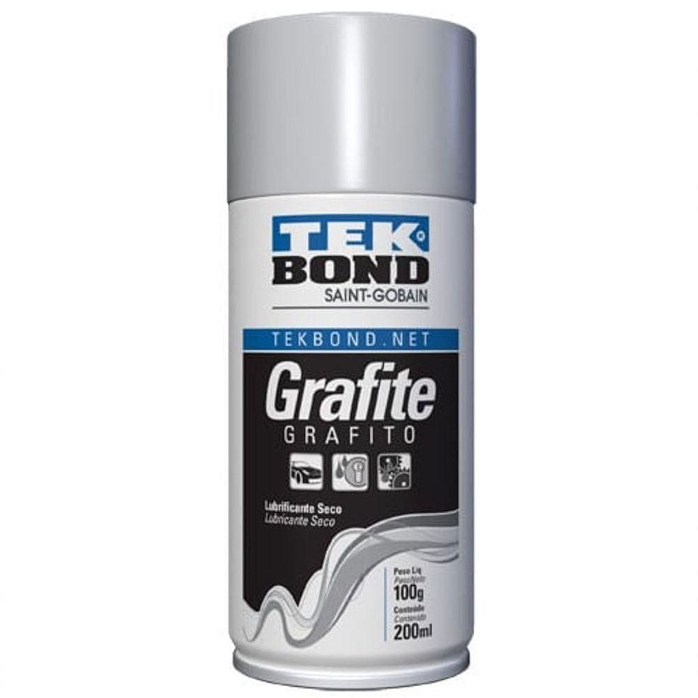 Spray Grafite Lubrificante - 200 Ml - Tek Bond -