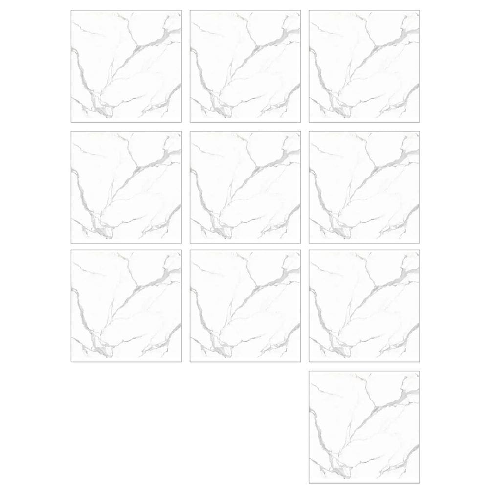 Placa Adesiva 3D Marmore Kit 10 uni Autocolante Papel de Parede Obra Reforma Decoraçao Banheiro Cozinha Casa Ambiente