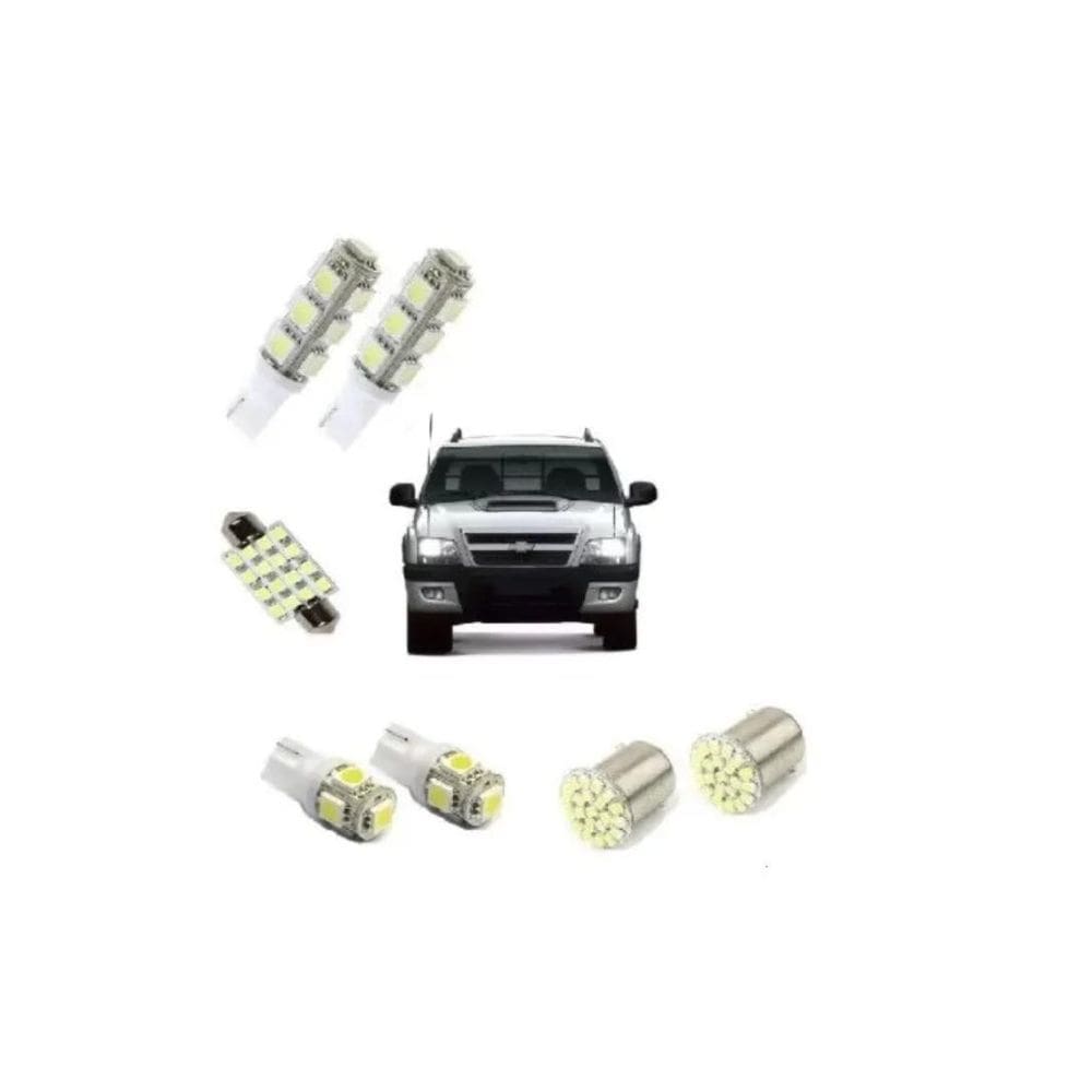 Kit Lampadas Led Branca Chevrolet S10 Blazer Até 2011