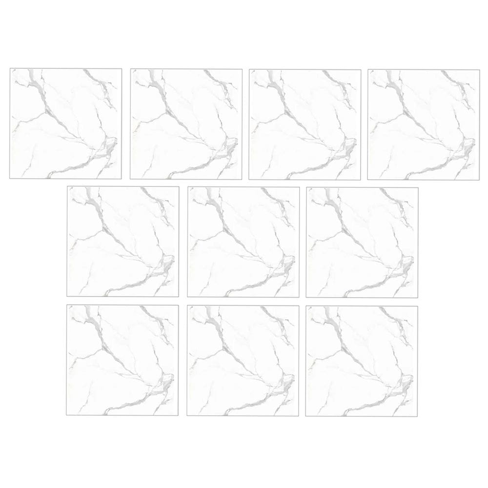 Placa Adesiva Marmore 3D Kit 10 uni Papel de Parede Autocolante Obra Reforma Decoraçao Casa Ambiente Cozinha Banheiro