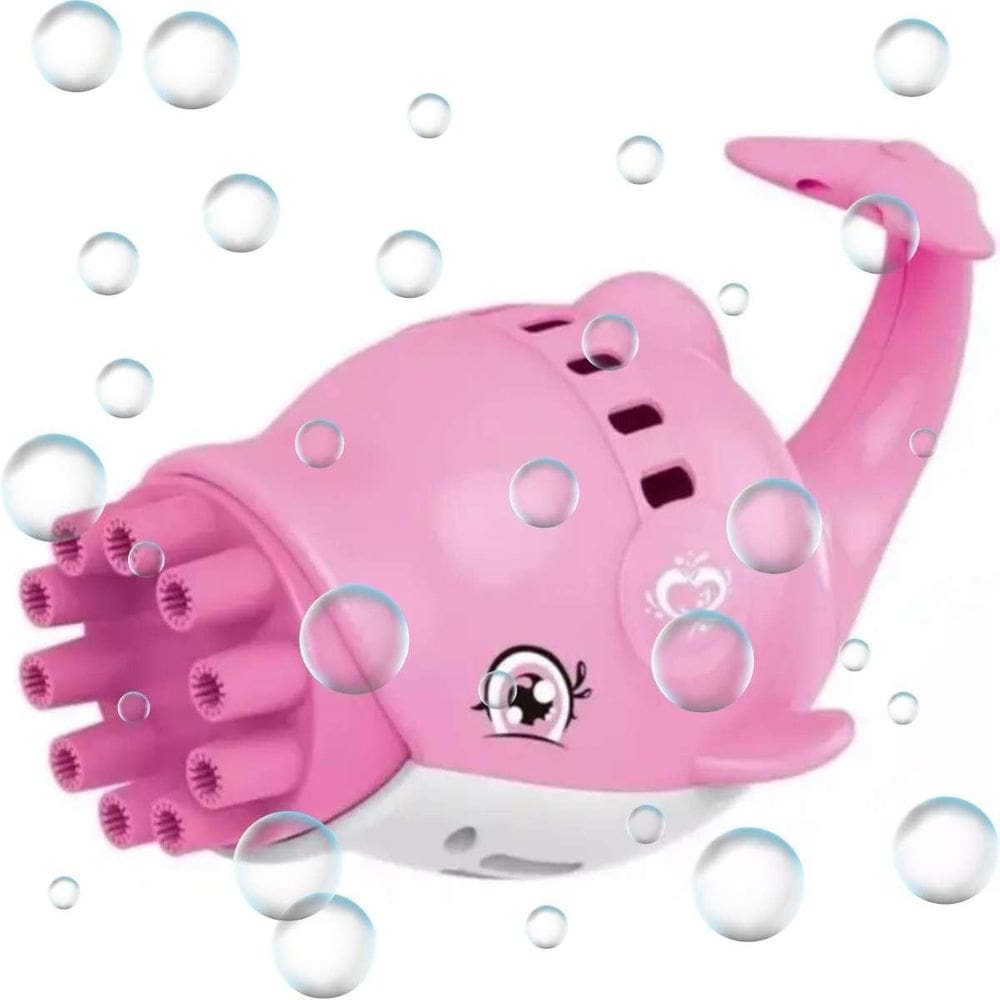 Máquina De Bolhas Infantil Com Design De Golfinho