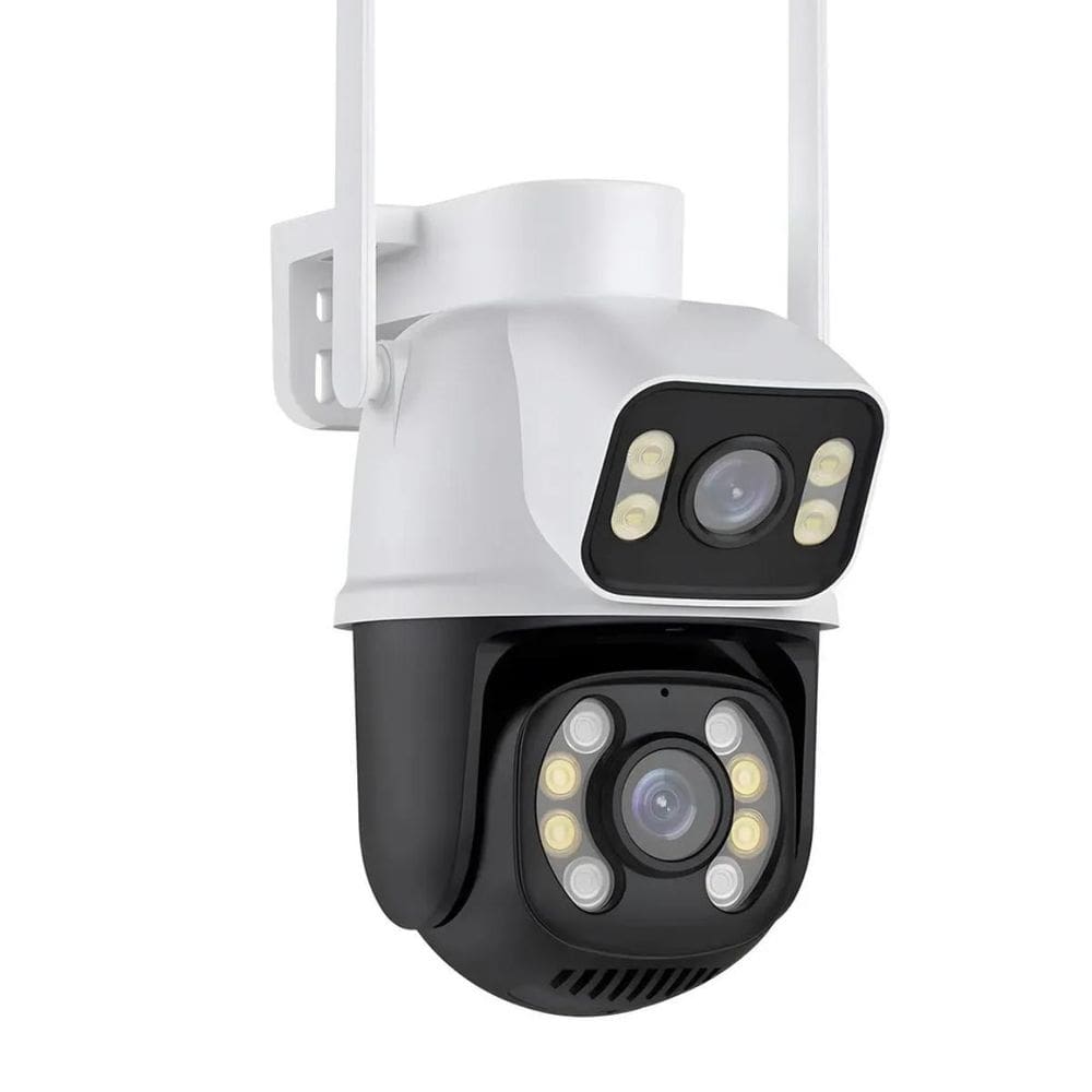 Câmera Segurança Ip A28 App Icsee Prova D`Agua Lente Dupla