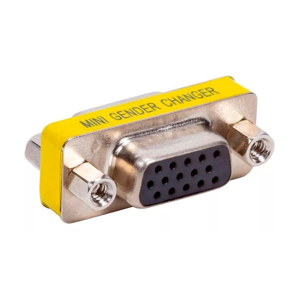 Emenda Vga Fêmea Para Vga Fêmea Conector De Extensão