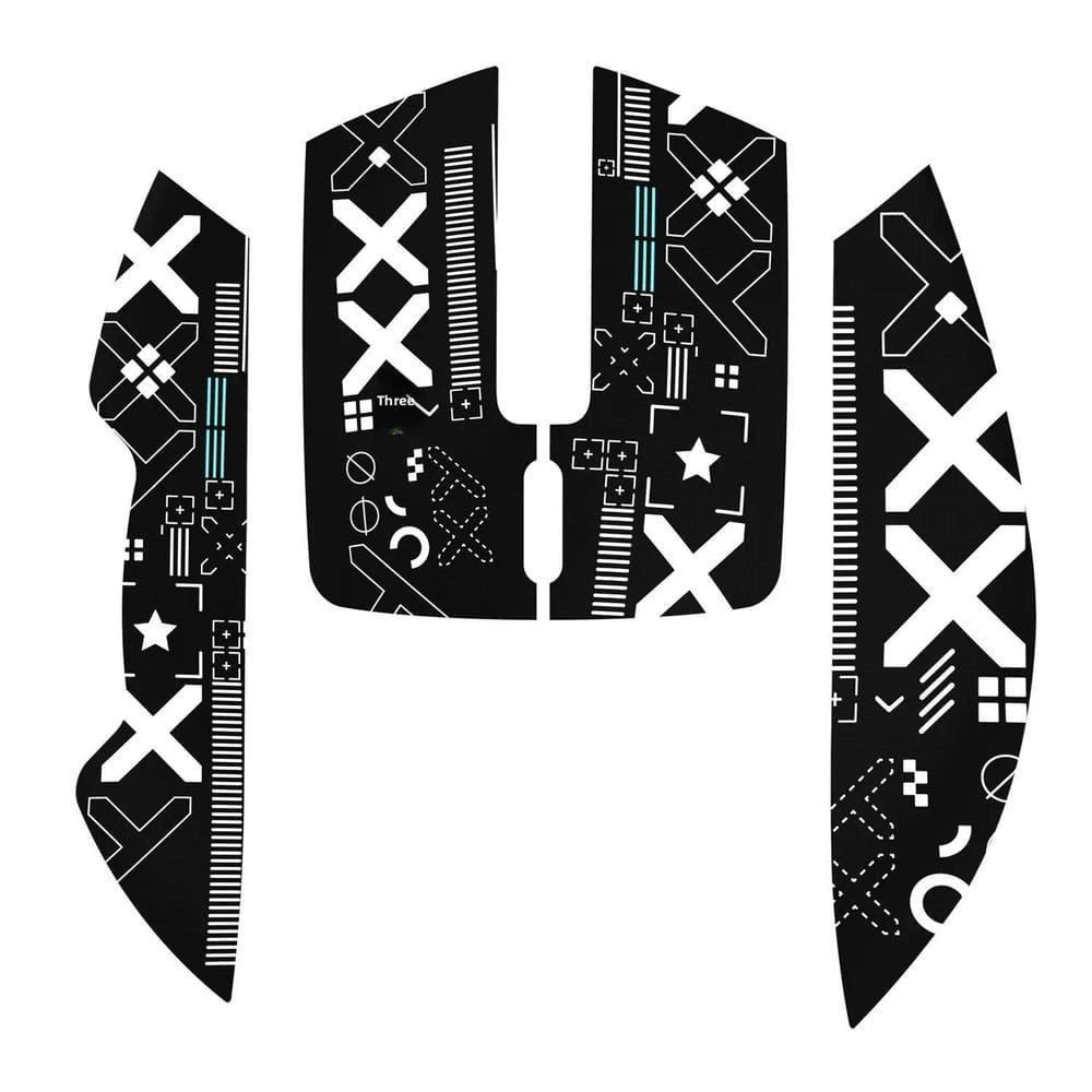 Adesivos Grip Tape Para Mouse Attack Shark X11 Preto