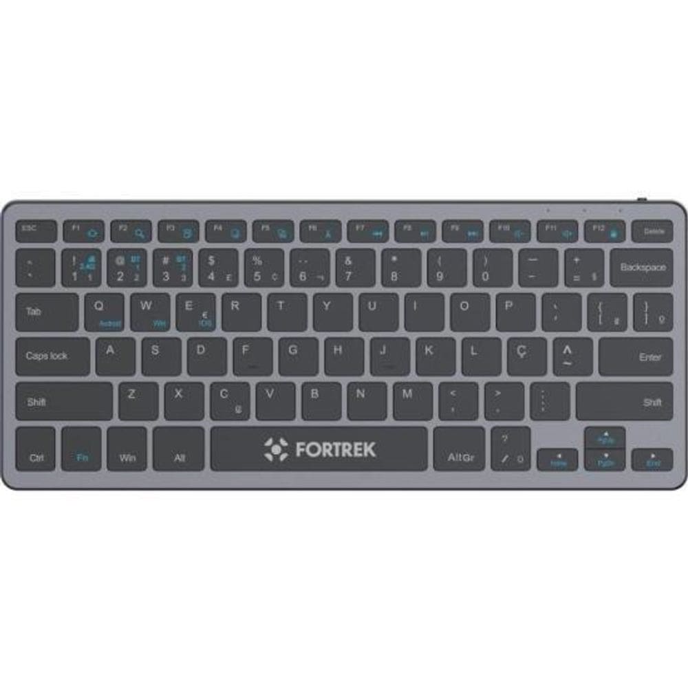 Teclado Office Fortrek Kb11 Compact Bluetooth Preto