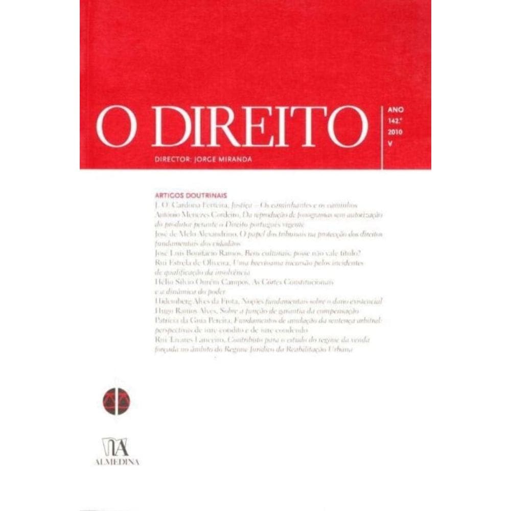 Direito - Ano 142 Nov, O