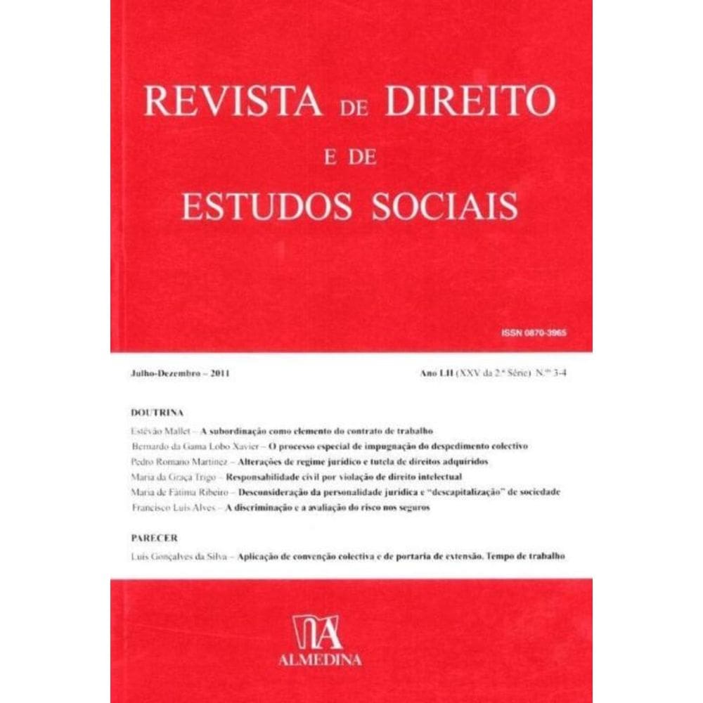 Rev. Dir.Est.Sociais 3-4 (2011)