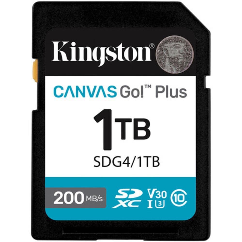 Cartão Memória Kingston Sd Xc 1Tb 200Mb/S Uhs-I V30 Sdg4/1Tb