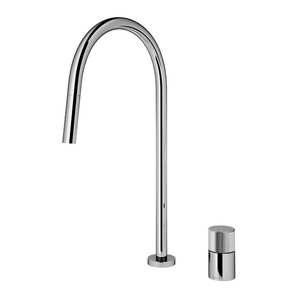 Torneira Misturador Monocomando Docol Mix&Match 90017227006 de Bancada com Ducha Retrátil Cromada