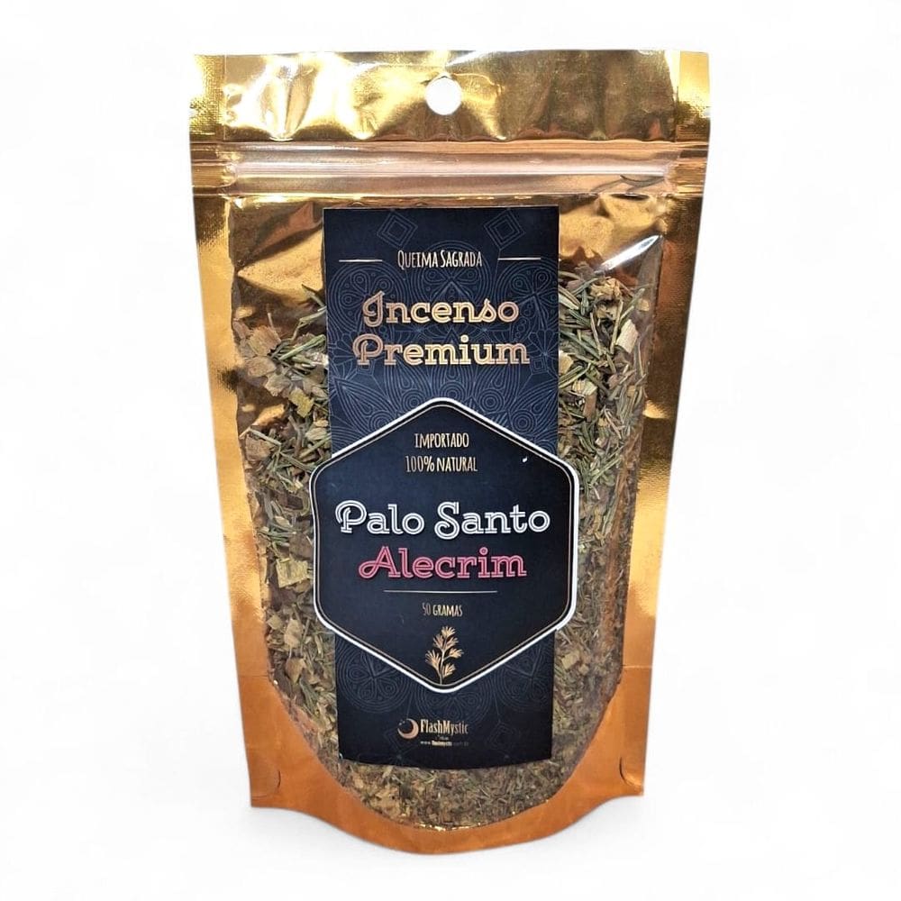 Incenso Natural Premium Palo Santo com Alecrim 50g