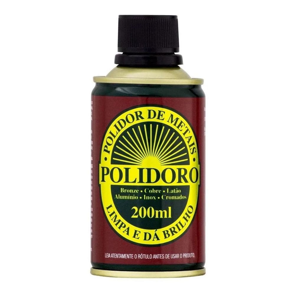 2X Polidor De Metais Limpa E Dá Brilho 200Ml Bronze Cobre Et