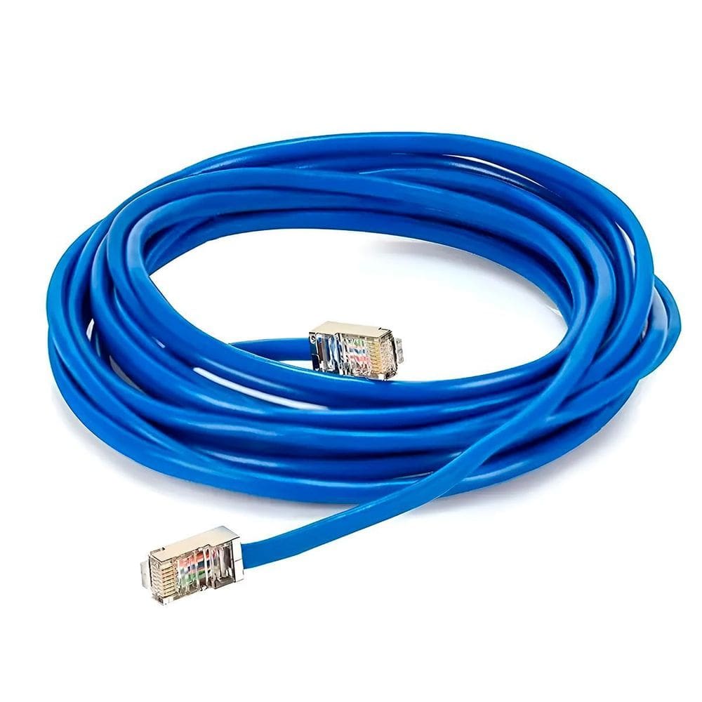 Cabo De Rede Ethernet 5M Azul Rj45 Alta Velocidade