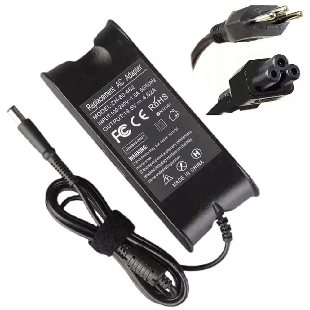 Fonte Para Notebook Dell Inspiron Latitude 19.5V 4.62A 90W