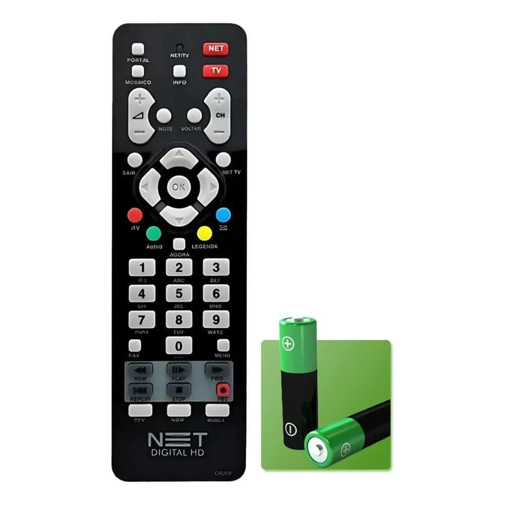 2X Controle Remoto Compatível Com Aparelhos Tv E Claro Net