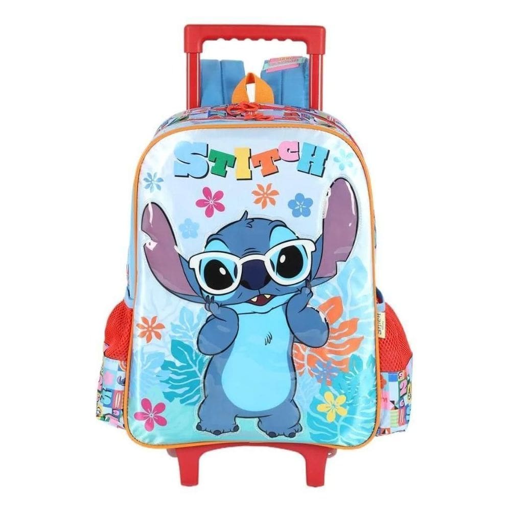 Mochilete Luxcel Stitch Azul Un Ic42392sc-Az