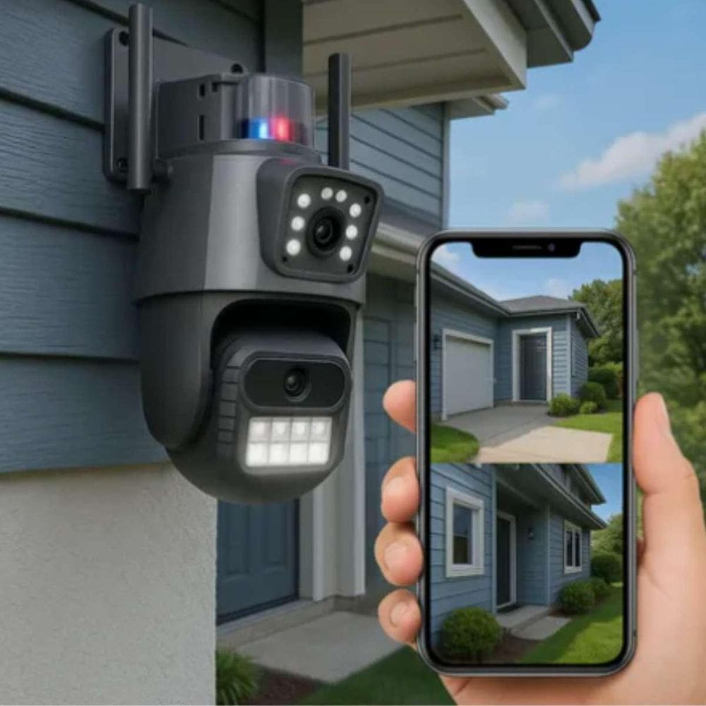 Câmera Externa P11 4K Para Residências E Empresas Em