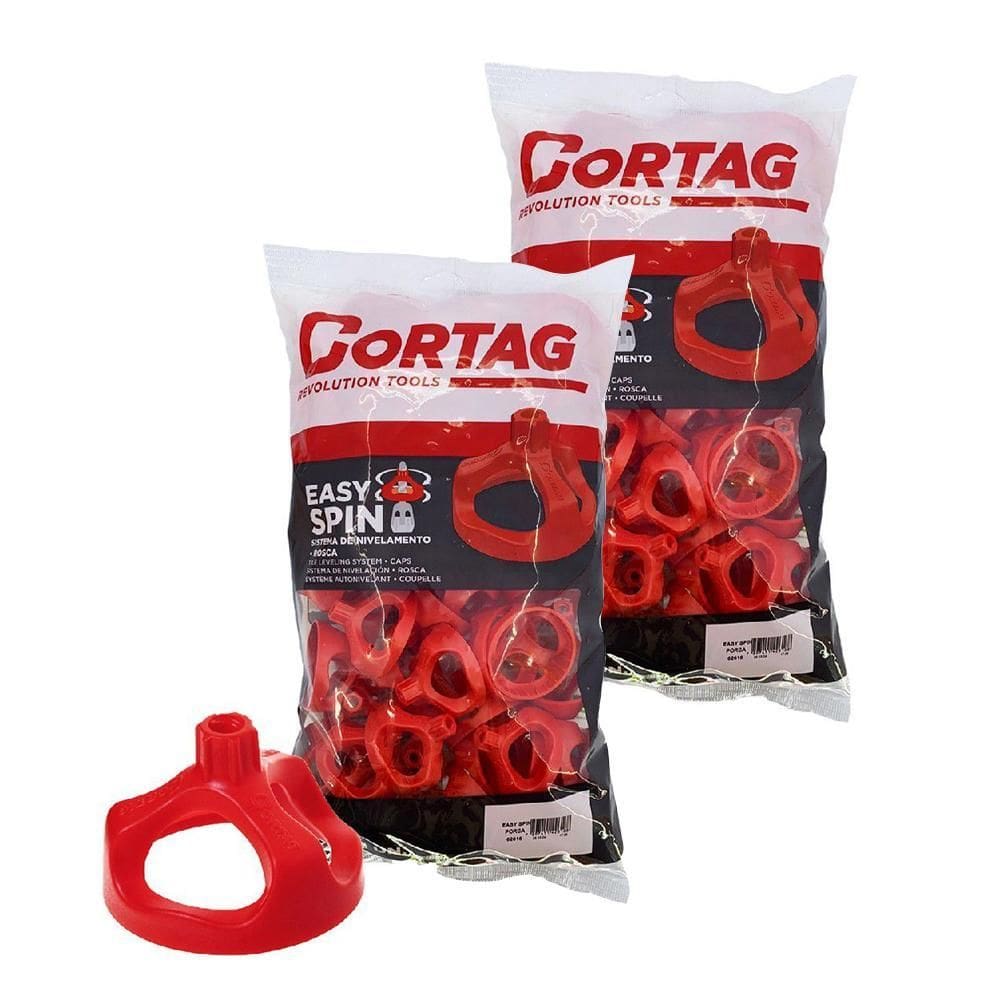 Kit 100 Porca Cunha Niveladora Espaçador Rosca Cortag