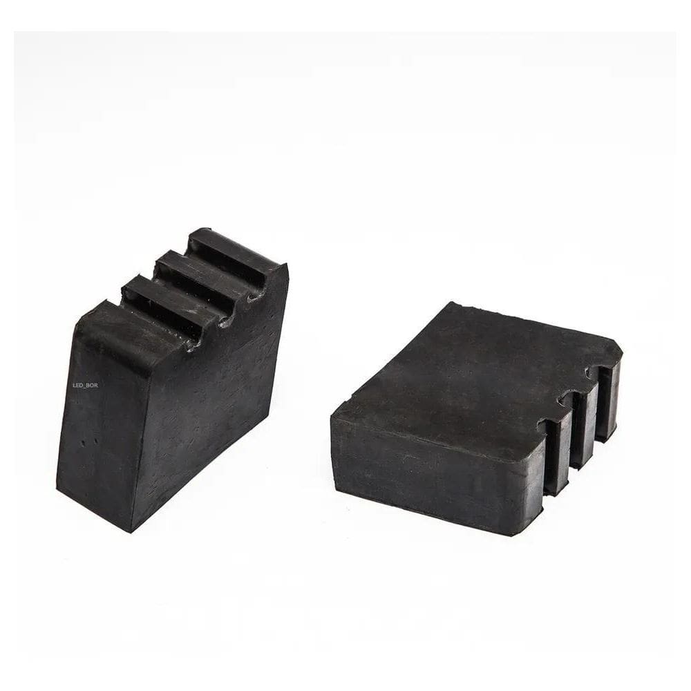 2X Sapata Pé Ponteira De Borracha 30 X 70 Mm Escada Madeira