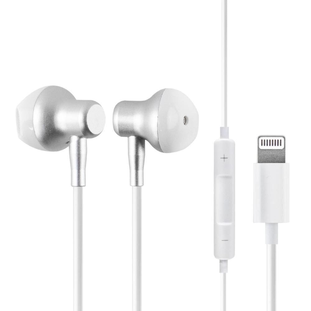 Fone De Ouvido Com Fio 1.2M Yookie Xp210 Lightning - Branco