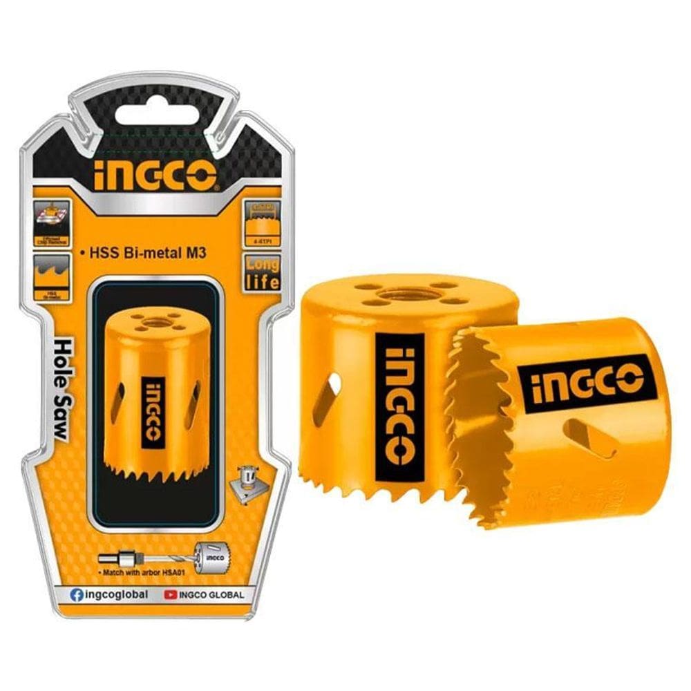 Serra Copo Bimetal Ingco Para Metais 22Mm Passo Variavel