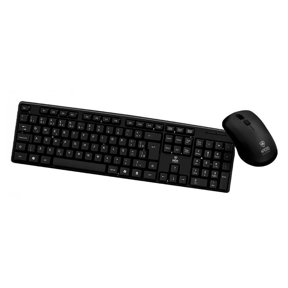 Teclado C/Mouse Wireles Preto Ke-Km400V1 Kross