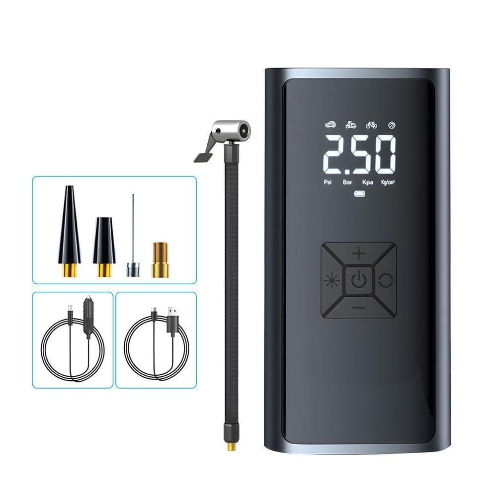 Mini Compressor Bomba De Ar Calibrador Digital S/ Fio Pneus
