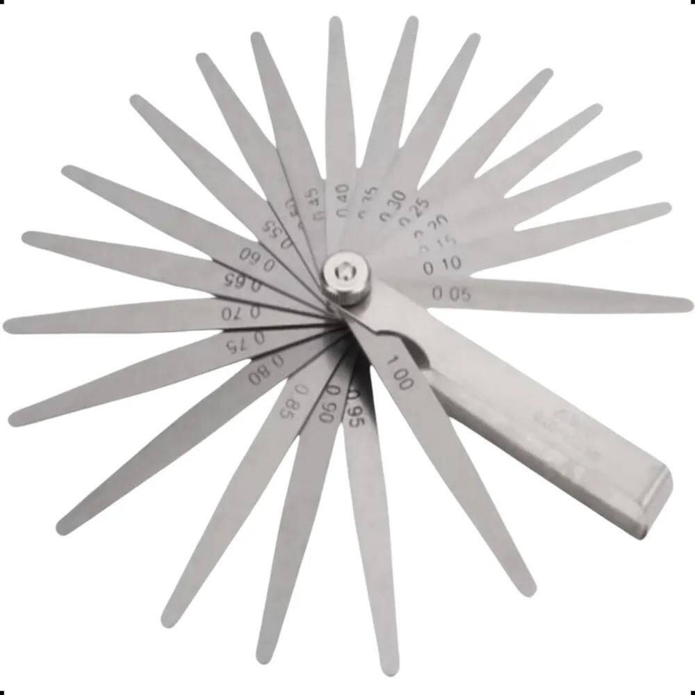 2X Calibre De Folga Regulagem Válvula 20 Lâminas Cabeçote Ca