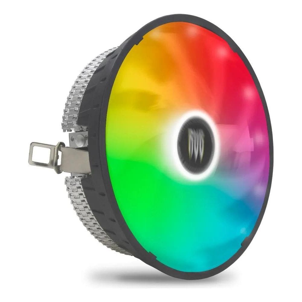 2X Cooler Universal Processador Cpu Led Rgb Kp-Vr301