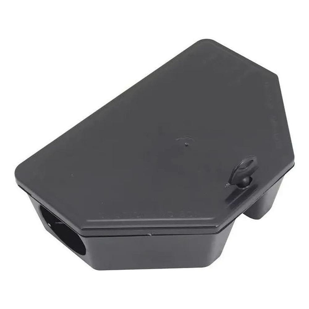 5 Porta Isca Armadilha Para Ratos Ratox 3 Com Chave Ratox 3