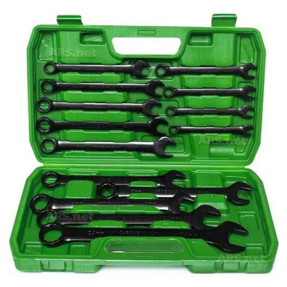 2X Maleta Jogo De Chave Combinada 14 Peças Ferramenta Aço Cr