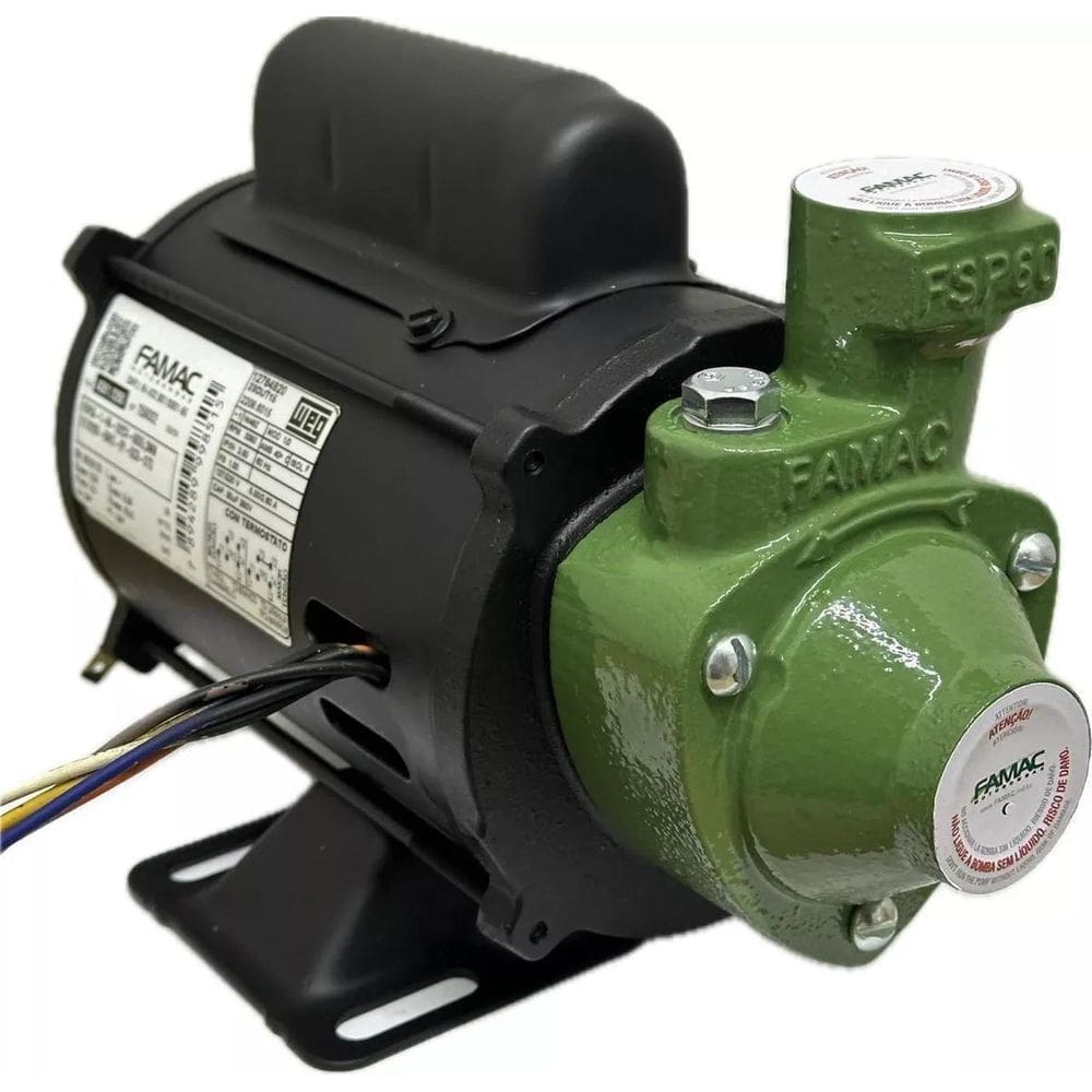 Bomba Periférica Fsp60 1/2Cv 220V Monofásica Famac