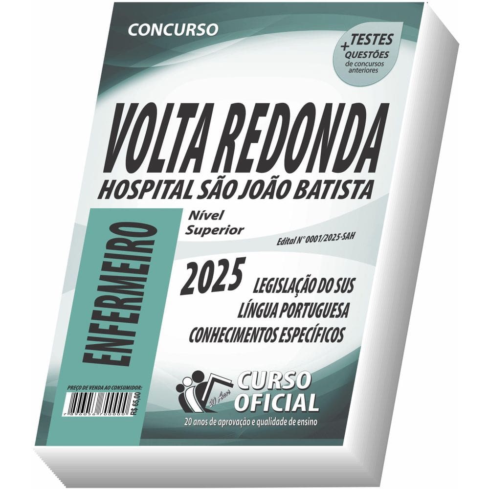 Apostila Volta Redonda Hospital São João Batista Enfermeiro