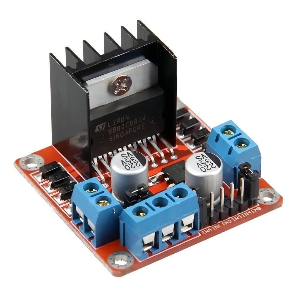 2X L298N Ponte H Dupla Driver Motor - Esp8266 Arduino Raspbe