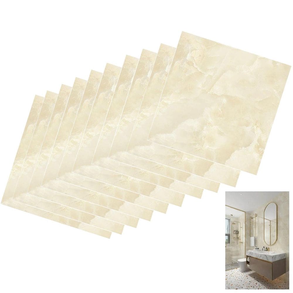 Placa Adesiva Marmore 3D kit 10 uni Papel de Parede Autocolante Casa Banheiro Cozinha Reforma Obra Decoraçao Ambiente
