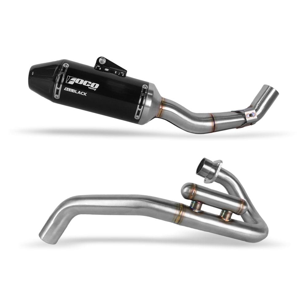 Escapamento Foco Racing Strong F1 Honda Crf 300f All Black
